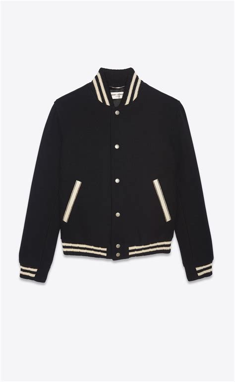 ysl teddy jacket vintage|farfetch YSL teddy jacket.